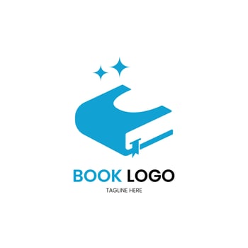 Letter C minimalist book logo for your brand vector