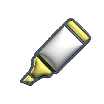 Cute 3D Marker Pen Colorful Whiteboard Writing Instrument png