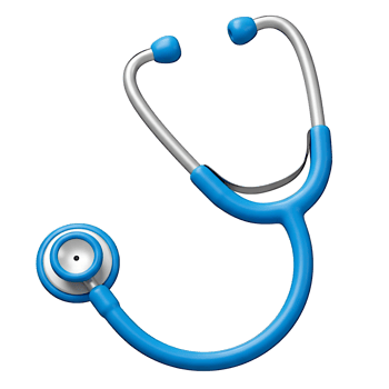 Blue Stethoscope Medical Equipment Healthcare Symbol png