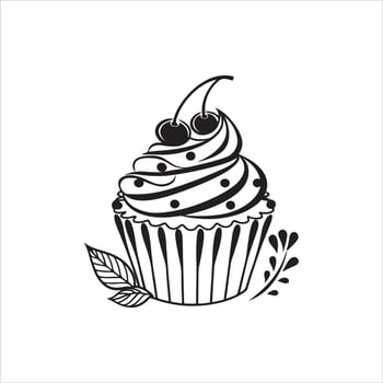 Baked in Black vector