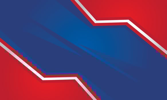 Modern blue red abstract background design vector