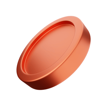 An orange plastic cap on a black background png