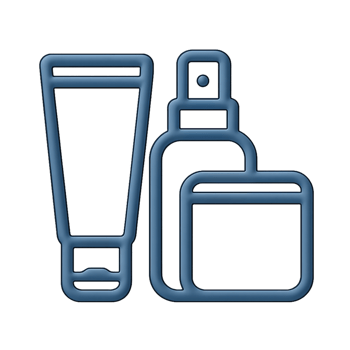 Simple 3D Product Icon Design for Beauty and Skincare Items png