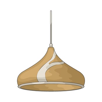 luxury pendant lamp vector