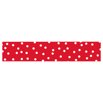 Red polkadot washitape png