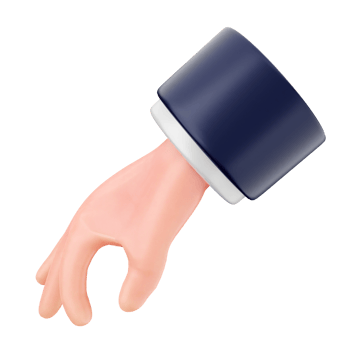 A hand holding a wristband on a black background png