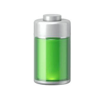 Full Power Battery Icon On Transparent Background png