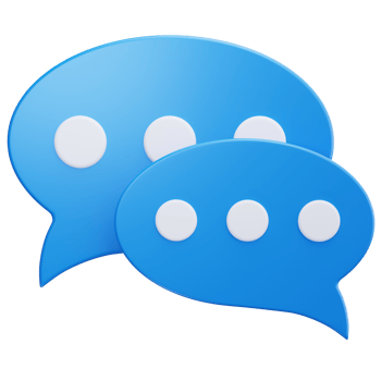 3D Icon Chat Conversation png