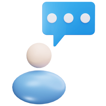 3D Icon User Typing Message png