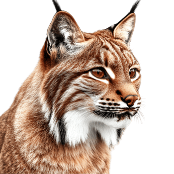 Majestic Wolf With Fox Wildlife Transparent Background png