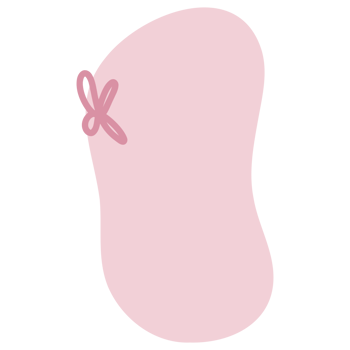 Sticky notes with pink bow png
