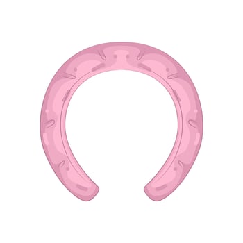 Illustration of pink hairband vector