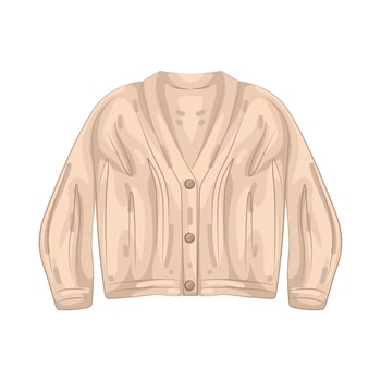 Illustration of Cardigan vector