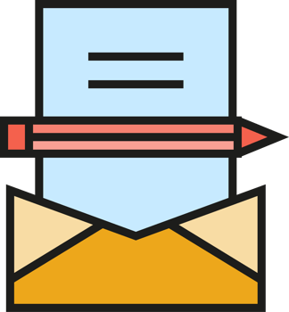Letter and Pen Icon png