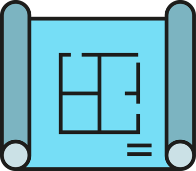 Blueprint Document Roll Icon png