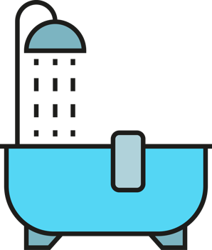 Bath and Shower Icon png
