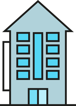 Apartment Building Tower Icon png
