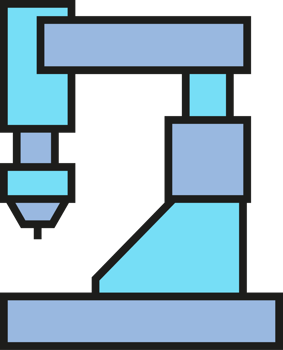 manufacturing robotic arm icon png