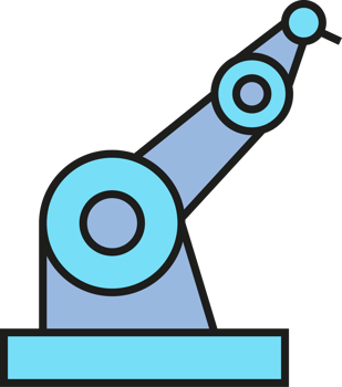 robotic arm icon illustration png
