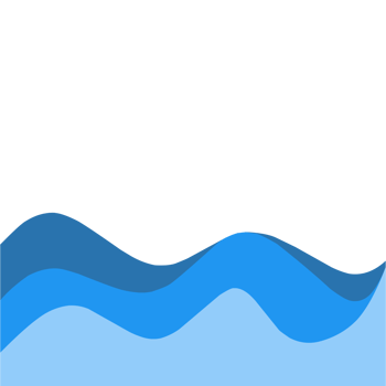 Abstract waves frame png