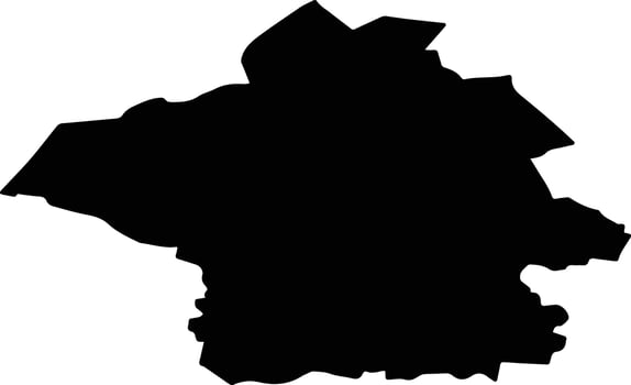 Degoles pag Latvia silhouette map vector
