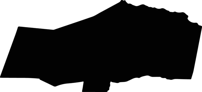 Desmochados Paraguay silhouette map vector