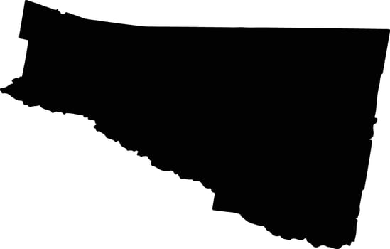 Edward River Australia silhouette map vector