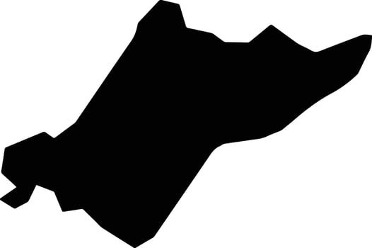 El Tumbador Guatemala silhouette map vector