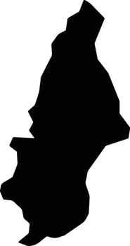 Enbar Pwin Millet Saint Lucia silhouette map vector
