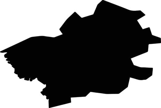 Falesti Moldova silhouette map vector
