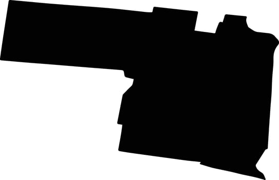 GANGIOVA Romania silhouette map vector