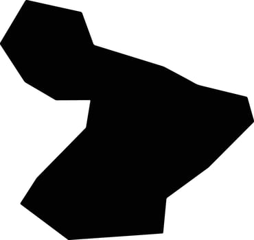 Georgiyevsk Russia silhouette map vector