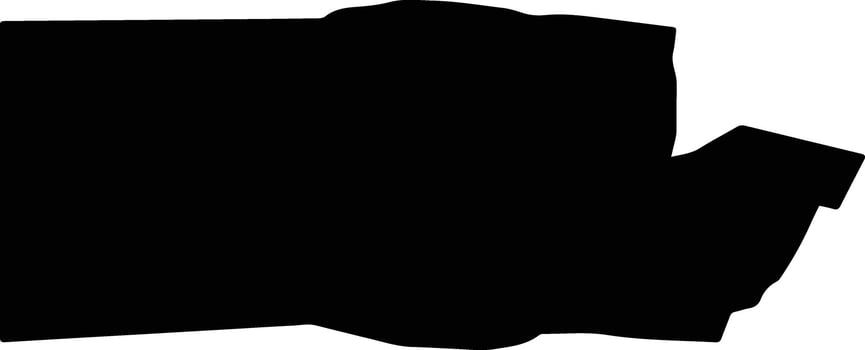 Godoy Cruz Argentina silhouette map vector