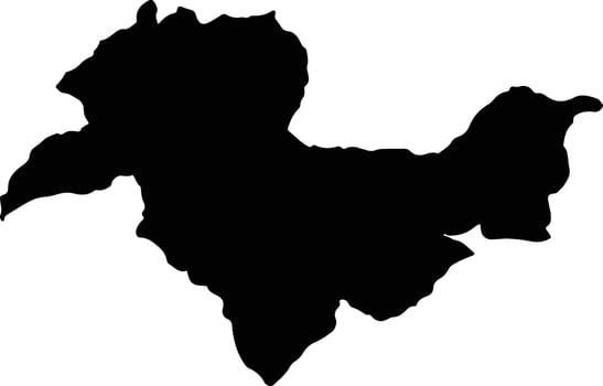 Gran Chimu Peru silhouette map vector