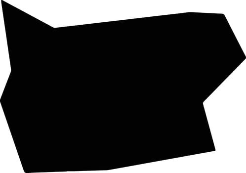 Guadalupe El Salvador silhouette map vector