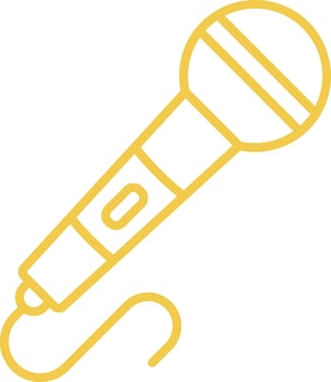 Outline Icon Microphone vector