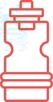 Bottle Line Icon vector