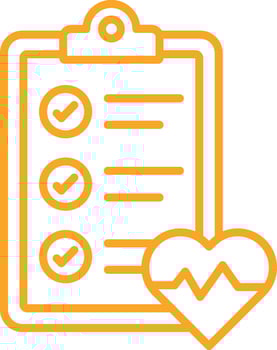 Health check Line Icon vector