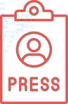 Press Pass Line Icon vector