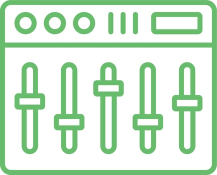 Mixer Outline Icon vector