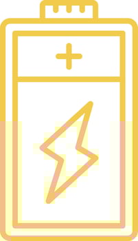 Outline Battery Icon vector
