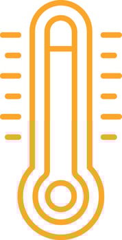 Outline Thermometer Icon vector