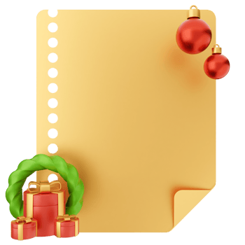 Christmas paper clip icon png