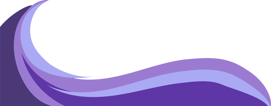 Lavender and Gold Corner Accent png