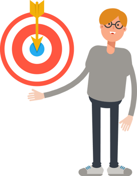 Brown Hair Male Character Holding Dart png