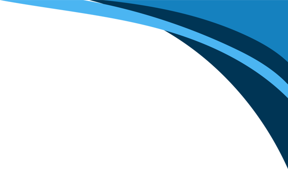 Deep Blue Wave Ribbon Corner Accent png