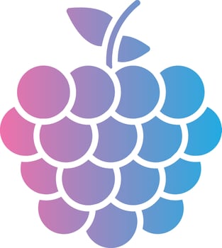 Grape Futuristic UI Mark vector