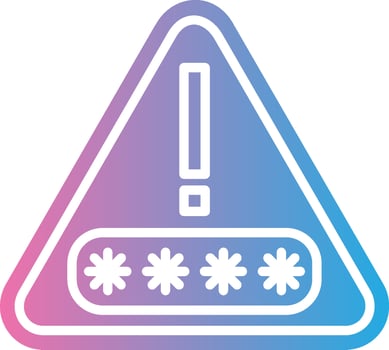 Password Elegant Shape Symbol vector