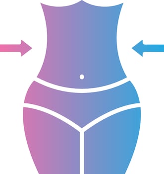 Weight Loss Vibrant Visual Object vector