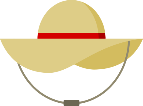 Brown hat women png
